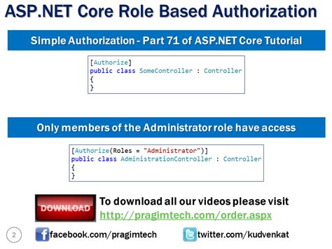 Asp Net Core 2 2 Role Based Authorization Tutorial With Example Api