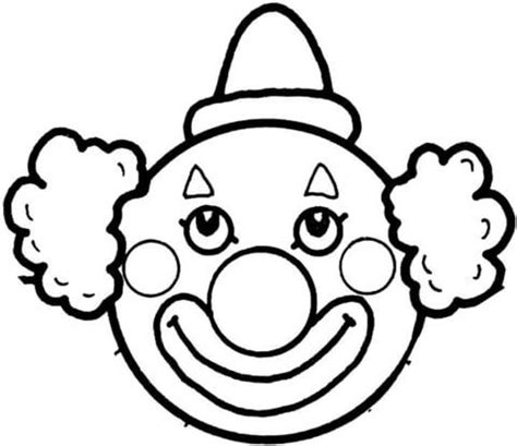The only thing negative i could say is they are a lot. clown face template printable | Clown's Face Coloring page | Free Printable Coloring Pages ...