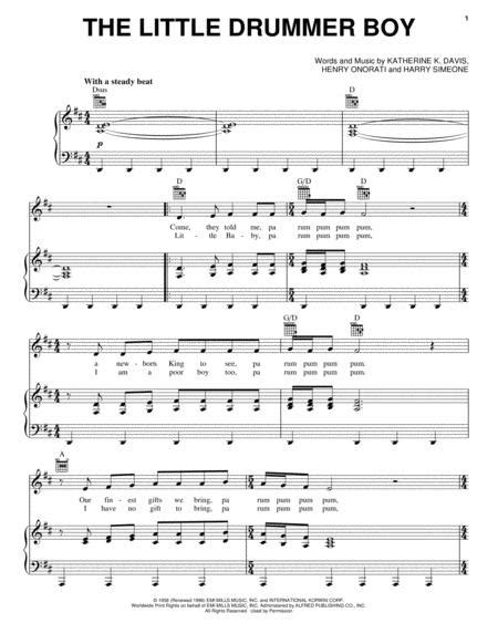 Music notation created and shared online with flat. Little drummer boy sheet music pdf dobraemerytura.org