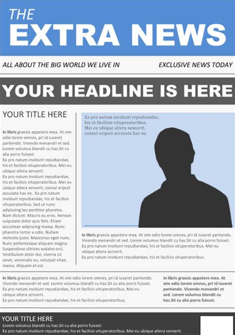 Below are astonishing examples of some of the best news articles ever. 12+ Newspaper Front Page Templates - Free Sample, Example ...