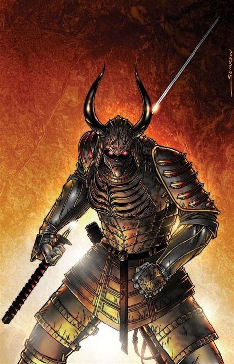 Awasome Fantasy Samurai Armor Art Ideas