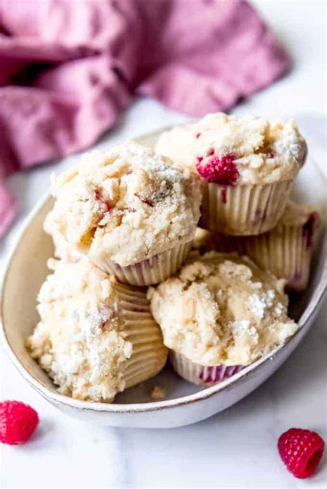 Easy Raspberry Muffins With Streusel Topping House Of Nash Eats