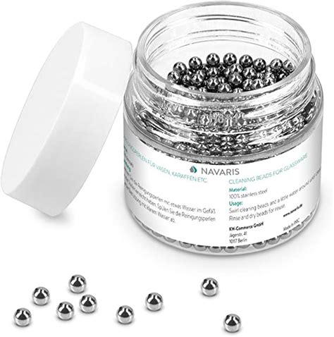 Decanter Cleaning Beads Stainless Steel Cleaner Set 1000 Pieces For Glass Wine Carafes