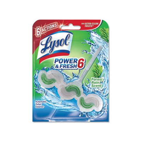 lysol brand power fresh6 automatic toilet bowl cleaner rac96083