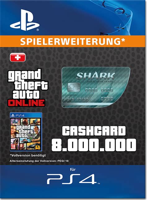 Virtual currencygrand theft auto online megalodon shark cash card. Grand Theft Auto 5: Megalodon Shark 8'000'000 Cash Card Playstation 4-Digital • World of Games