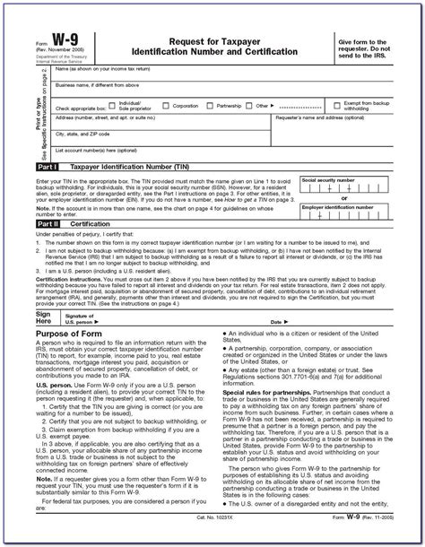 W9 Form 2024 Free Printable Berti Chandal