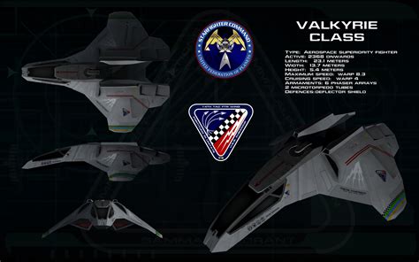 Valkyrie Aerospace Superiority Fighter Ortho By Unusualsuspex Star Trek Rpg Starfleet Ships