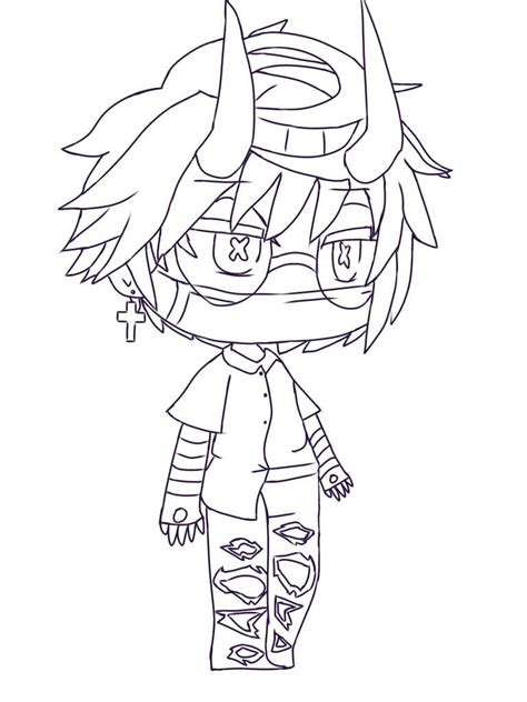 My first line art! | Gacha-Life Amino