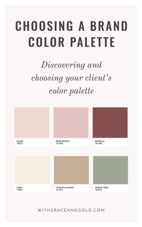 Maybe you would like to learn more about one of these? Brand Design: Choosing a Color Palette | With Grace and ...