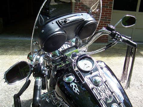 Motorcycle Radio Fits Harleys Yamaha Road King 12 Volt Output Free
