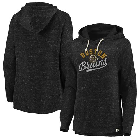 Womens Boston Bruins Fanatics Branded Black Faded Script Raglan