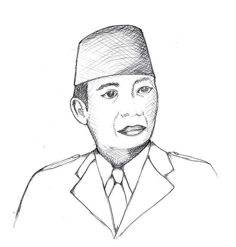 Sketsa Gambar Pahlawan Nasional Indonesia Idegambarmyid