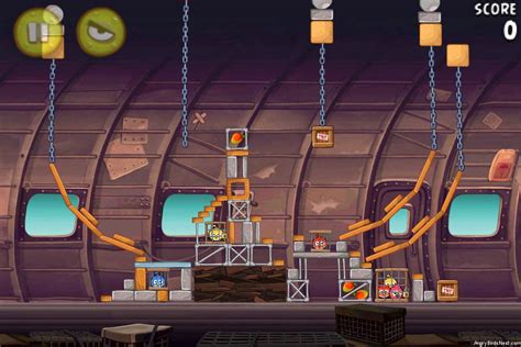In total, the game has seven locations (smugglers 'den, jungle escape, beach volley, carnival upheaval, airfield chase, smugglers' plane and market mayhem) and a room with bonus objectives, awards room. Angry Birds Rio Smugglers Plane Walkthrough Level 4 (11-4) | AngryBirdsNest