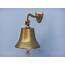 Buy Antique Brass Hanging Ships Bell 9in  Model