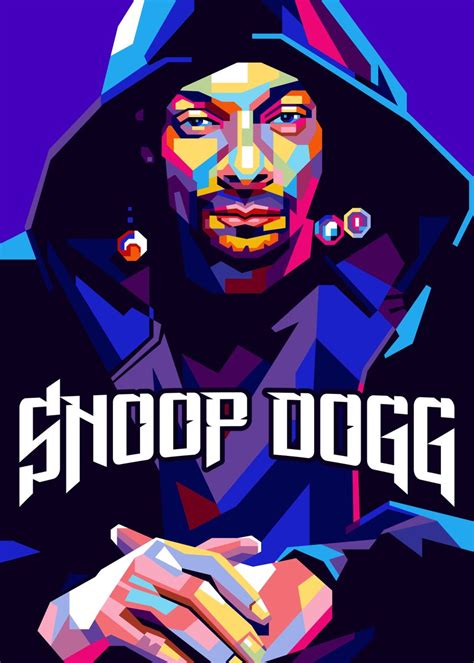 Snoop Dogg Poster Picture Metal Print Paint By Cholik Hamka Displate