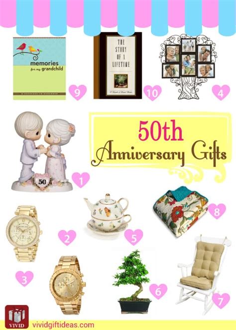 5 out of 5 stars. 50th Wedding Anniversary Gifts - Vivid's