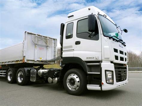 isuzu giga truck test drive japan trip part