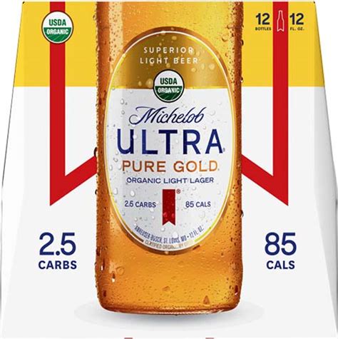Buy Michelob Ultra Pure Gold Organic Light Lager Online Harrys Wine