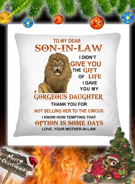 Lion To My Dear Son In Law Mug