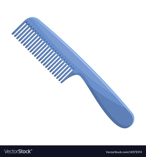 Comb For Hairbarbershop Single Icon In Cartoon Vector Image