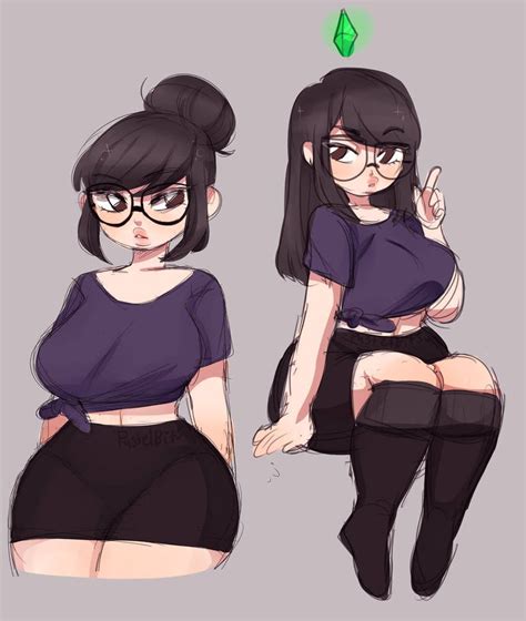 Delilah By Pastelbits Thicc Anime Anime Art Girl Plus Size Art Cute