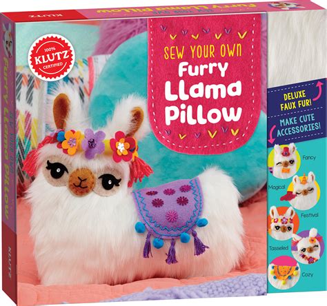Sew Your Own Furry Llama Pillow The Village Toy Store