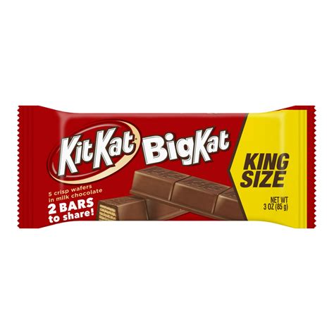 Kit Kat Big Kat Milk Chocolate King Size Wafer Bar 3 Oz