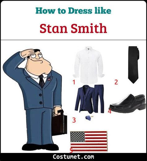 Stan And Francine Smith American Dad Costume For Cosplay And Halloween