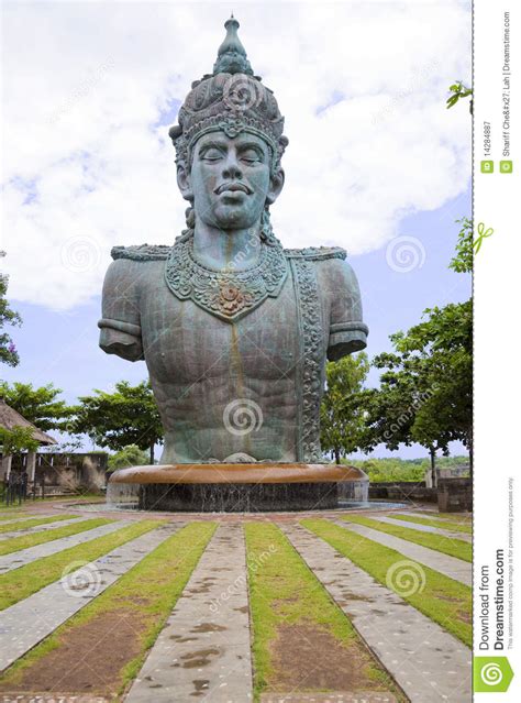 Giant Vishnu Statue At Bali Indonesia Stock Image Image Of Wisnu