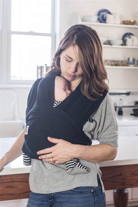 This post contains affiliate links, which means i make a small commission at no extra cost to you. How To Use A Baby K'tan Wrap - Farmhouse on Boone