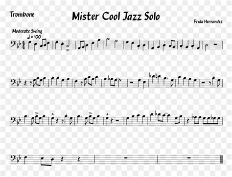 Mister Cool Jazz Solo Sheet Music For Trombone Download Wonderland