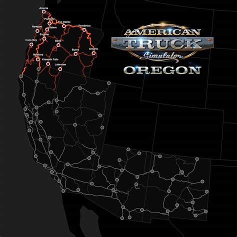 American Truck Simulator Oregon Celebration Ats Mod American