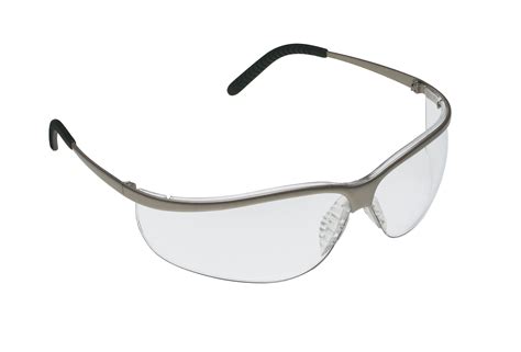 3m safety glasses metaliks 1 pair ansi z87 anti fog high wrap clear lens brushed nickel