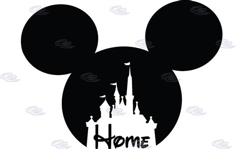 Disney Castle Svgdisney Silhoutte Minnie Svg Mickey Svg Disney Castle