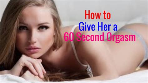 How To Give Her A Second Orgasm Youtube