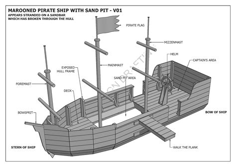 Pirate Ship Deck Plans Pic Source