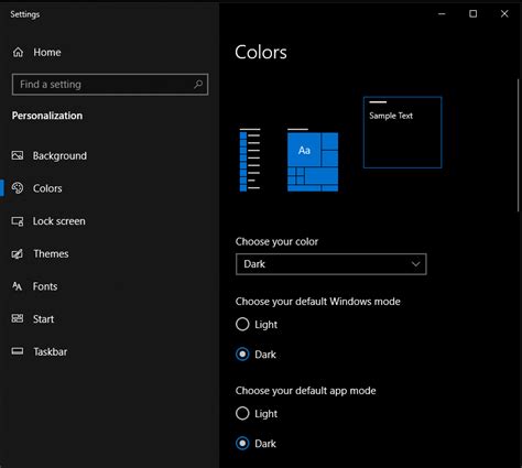 Autosqa How To Turn On Dark Mode In Windows 10
