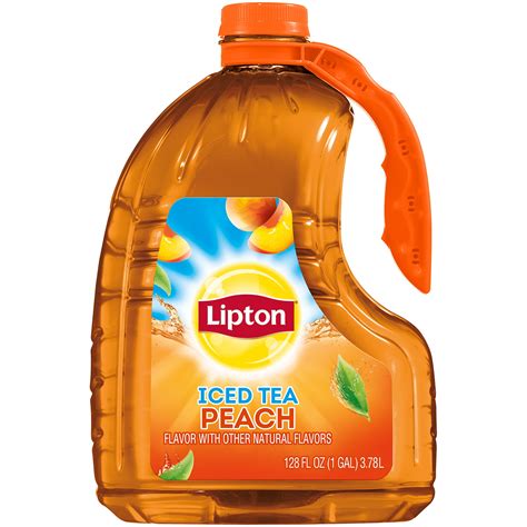Lipton Peach Iced Tea 128 Fl Oz