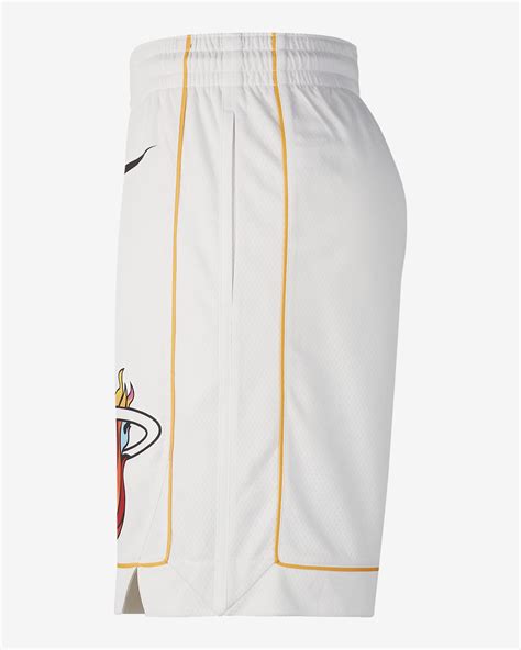 Miami Heat City Edition Nike Dri Fit Nba Swingman Shorts Für Herren