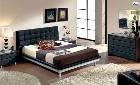 Sale willowton 4 piece room package. Unique Leather Design Bedroom Furniture with Padded ...