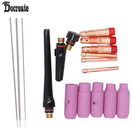 WP 17 18 26 Series TIG Welding Torch Consumables Accessories 17PK In