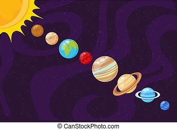 Bolygók, naprendszer. | CanStock