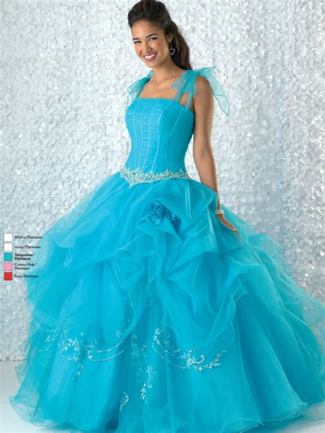 Turquoise Ball Gown Square Neckline Bandage Floor Length Tulle