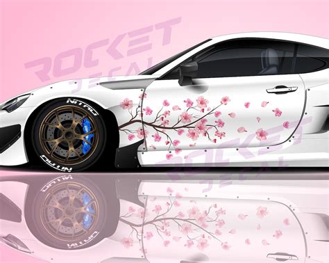 Sakura Cherry Blossom Car Livery Japanese Theme Side Car Etsy