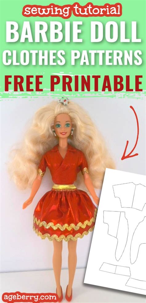 How To Sew Barbie Clothes A Video Sewing Tutorial Plus Free Patterns