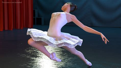 Ballet Dancer Ballerina 3d Model 199 Max Gltf Ma Upk Unitypackage Lxo Blend Obj Fbx