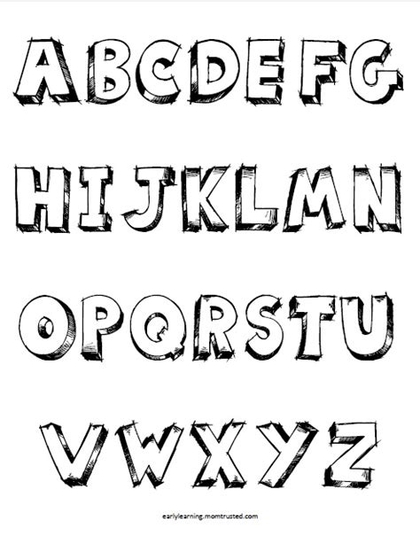 6 Best Images Of Printable Block Letters Alphabet Large Printable