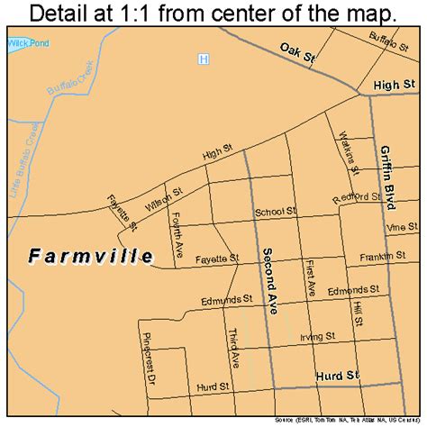 Farmville Virginia Map