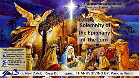 Solemnity Of The Epiphany Of The Lord January 1 2023 Solemnity Of