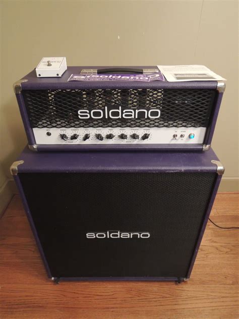 Soldano custom amplification is a custom guitar amplifier manufacturing company, founded in 1986 by michael soldano in los angeles, california and later relocated to seattle, washington. Soldano Hot Rod 100 Plus + 4x12 Cabinet 100 Watt Tube ...